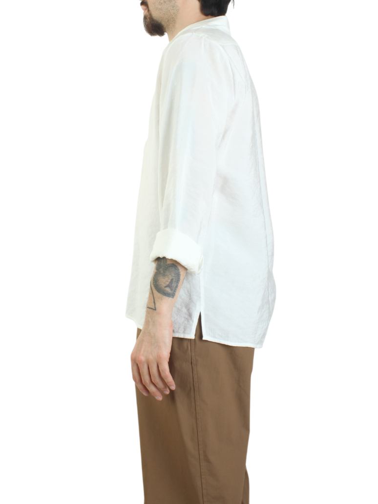 Alta Tensione camicia manica lunga Pesca color bianco latte 3283-PESCA LATTE ALTA TENSIONE