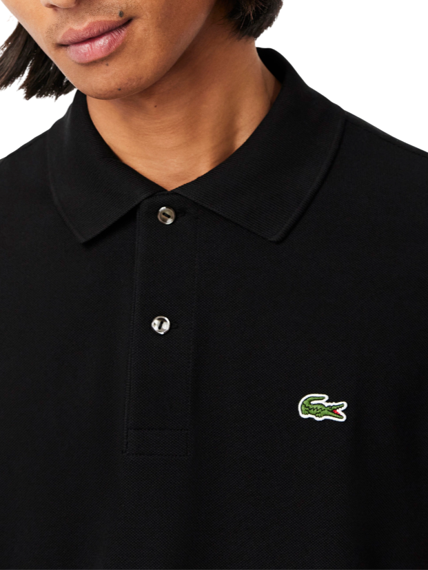Lacoste polo manica corta 12.12 in piquè nero 1212 031 LACOSTE