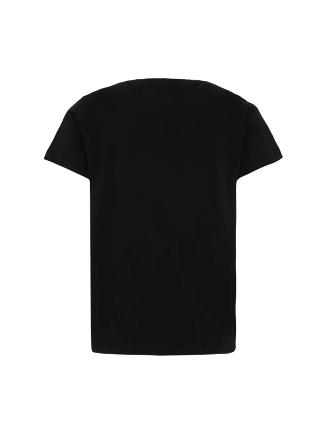 Moschino T-shirt bambino manica corta con orsetto nero HZM058-LAA03 60100 MOSCHINO