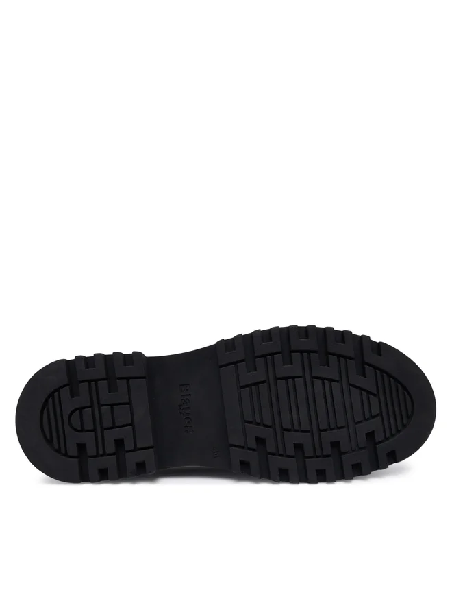 Blauer stivaletti uomo Iuka Chelsea in pelle nero F5IUKA02-LEA BLK BLAUER