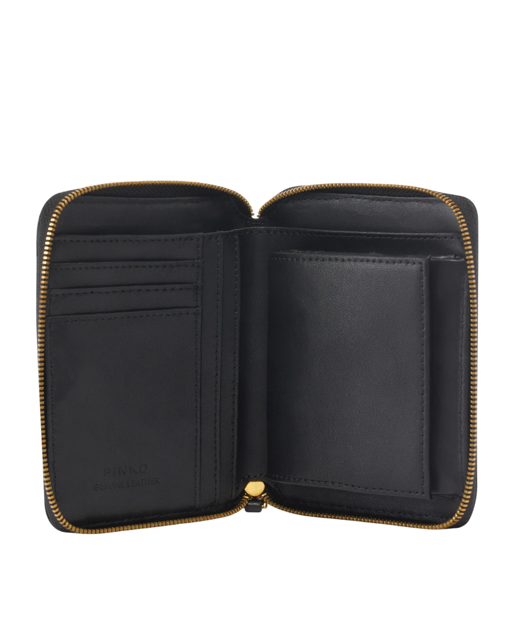 Pinko portafogli Taylor in pelle chevron nero 100249-A0GK Z99Q PINKO