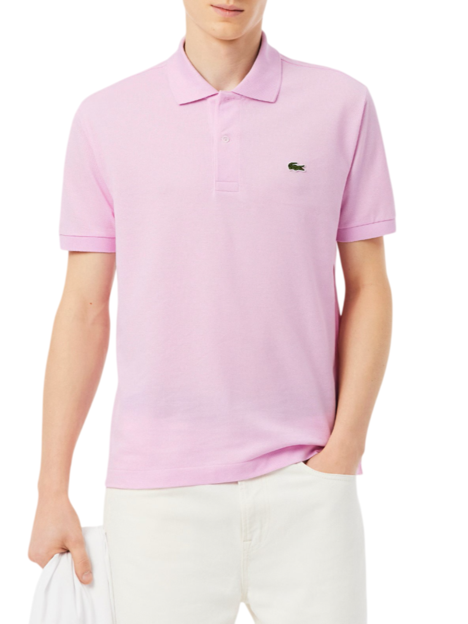 Lacoste polo manica corta 12.12 in piquè rosa 1212 Z4H LACOSTE