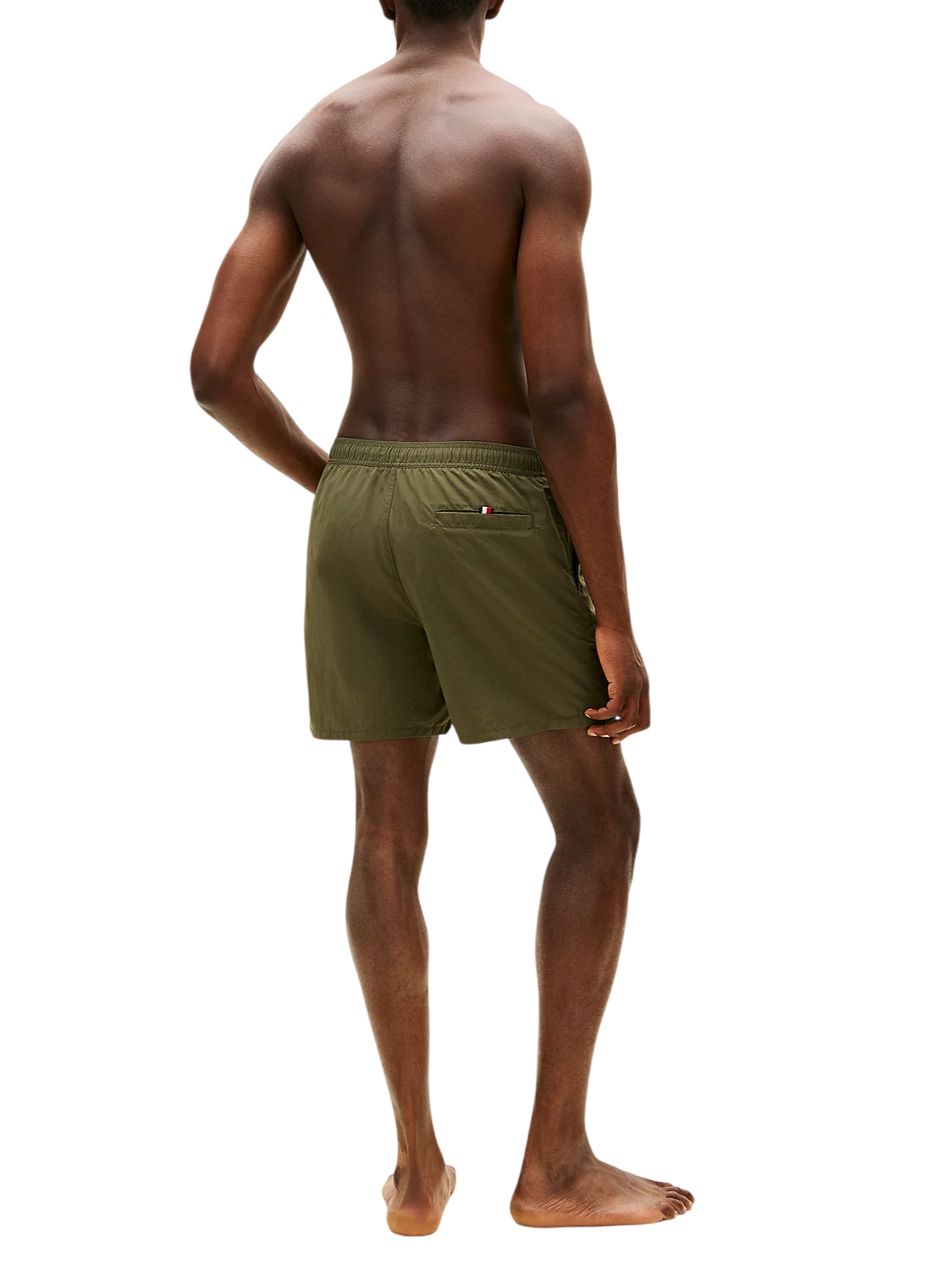 Tommy Hilfiger boxer mare uomo con logo verde UM0UM03748 RBN Tommy Hilfiger beachwear