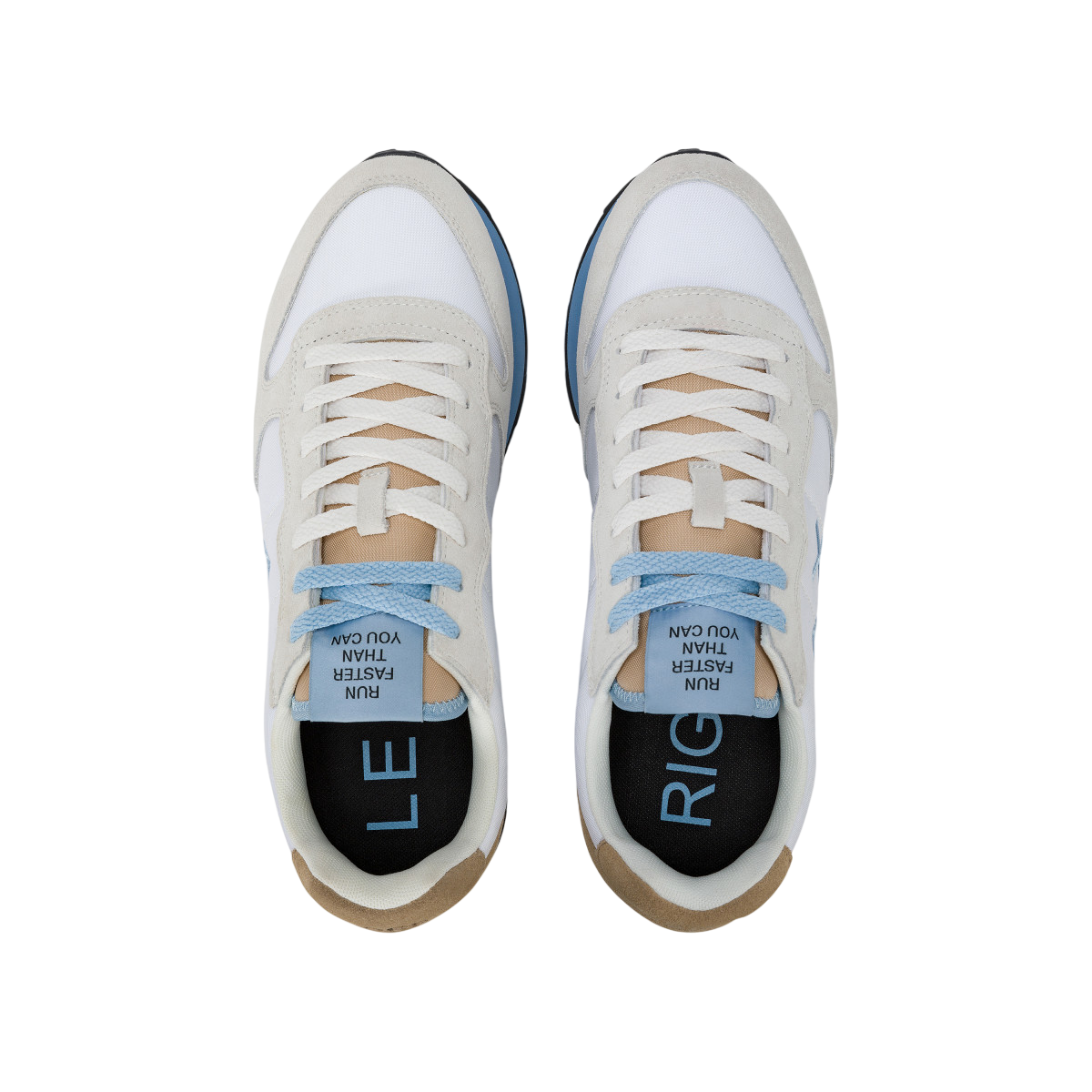 Sun68 sneakers Tom Multicolor in suede e nylon bianco Z35108 BIANCO SUN68