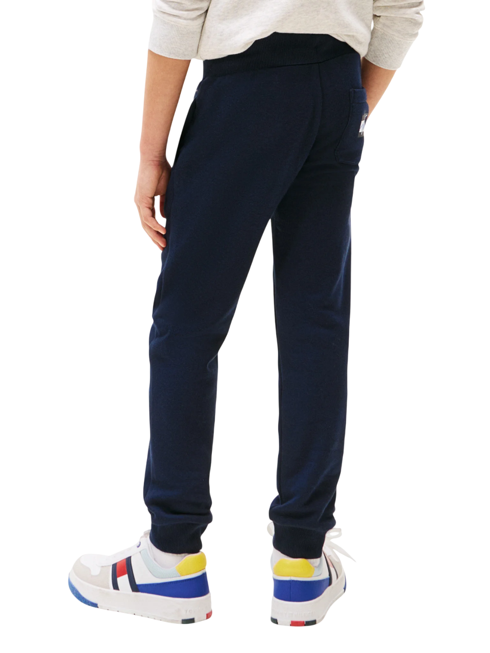 Tommy Hilfiger pantaloni joggers in felpa blu KB0KB09694 C1G Tommy Hilfiger