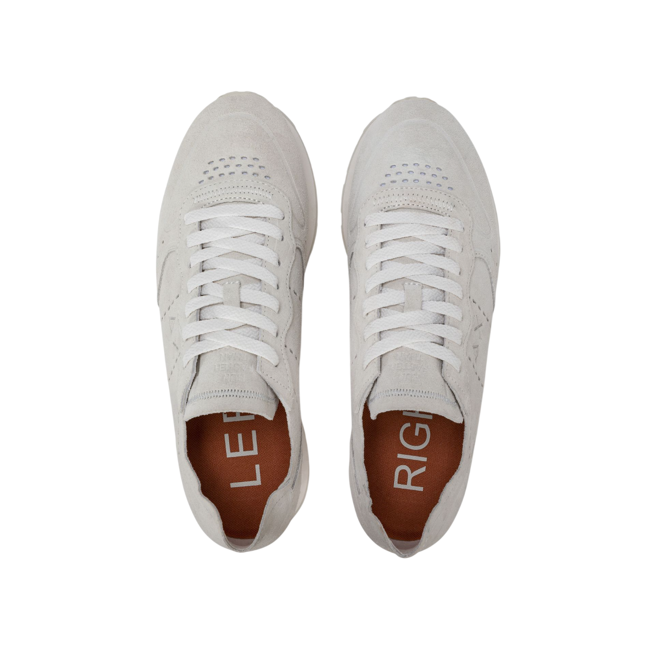 Sun68 sneakers uomo Tom Raw Edge in suede bianco Z36103 BIANCO SUN68