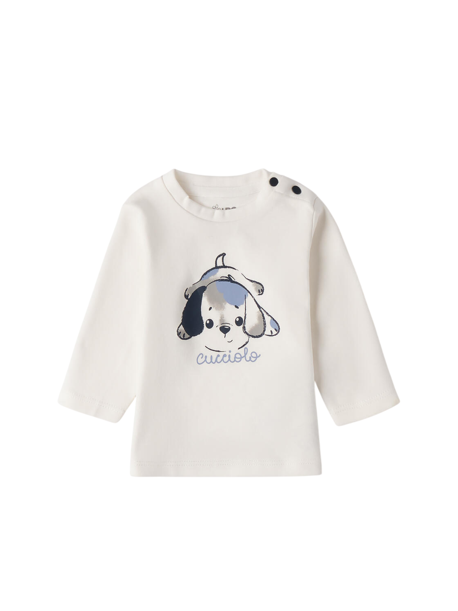 iDo T-shirt manica lunga neonato bianco 4F043 0112-G2 iDO