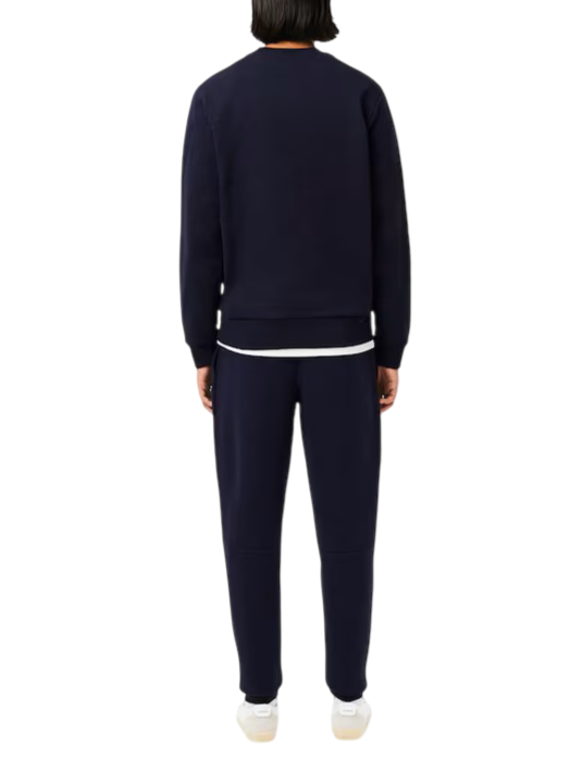 Lacoste pantaloni in felpa con logo blu XH9624 166 LACOSTE
