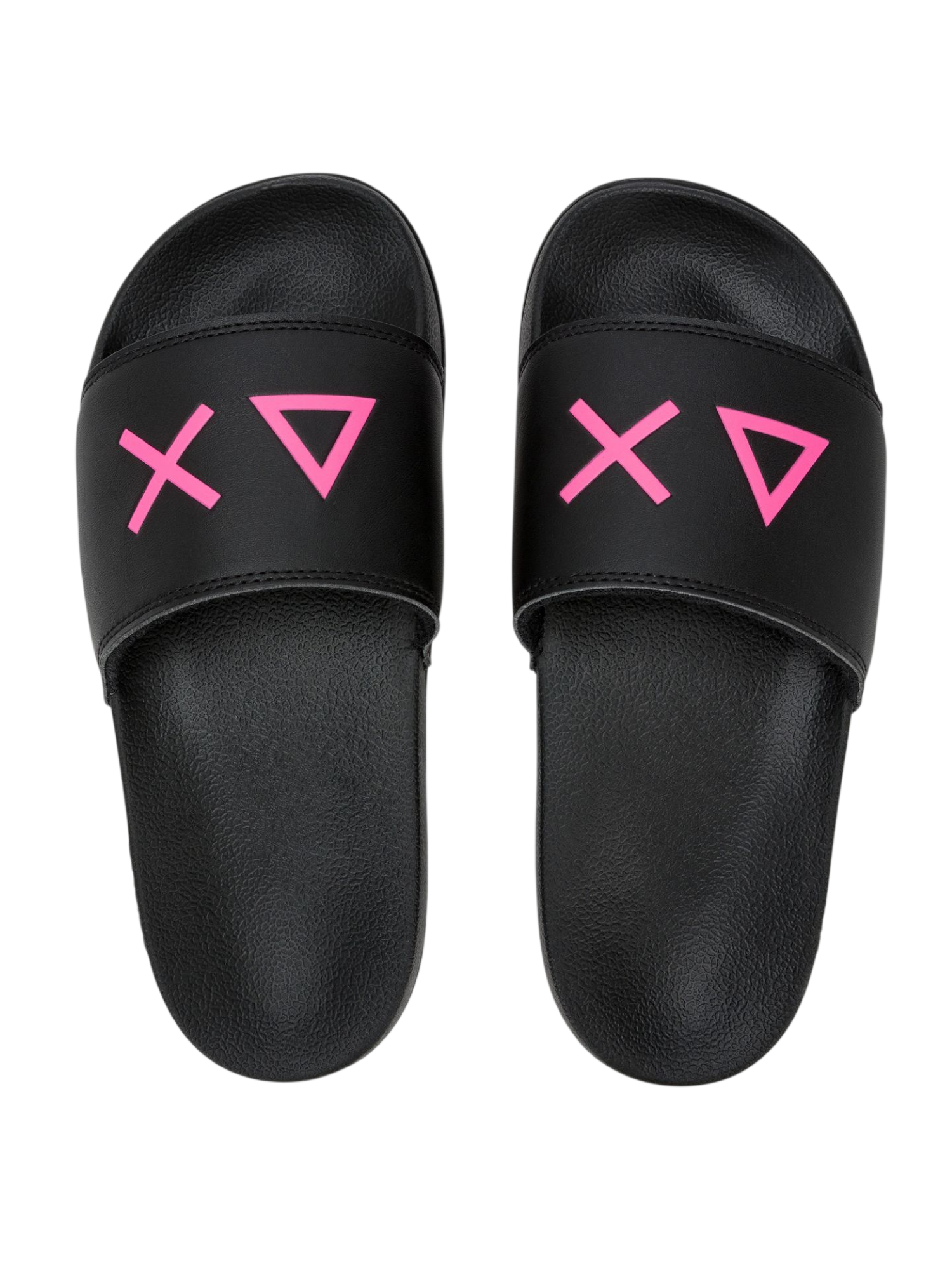 Sun68 ciabatte donna in gomma con logo nero X36210 NERO SUN68