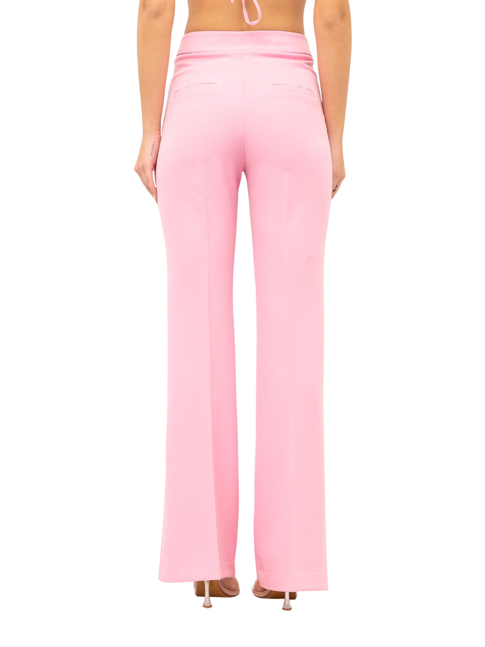 Silence pantaloni a zampa donna Pearly rosa NP2003-200 PASTEL PINK SILENCE