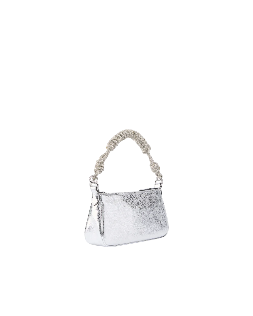 Pinko borsa Half Moon Baguette Mini argento 105915-A2WD ZZFN PINKO