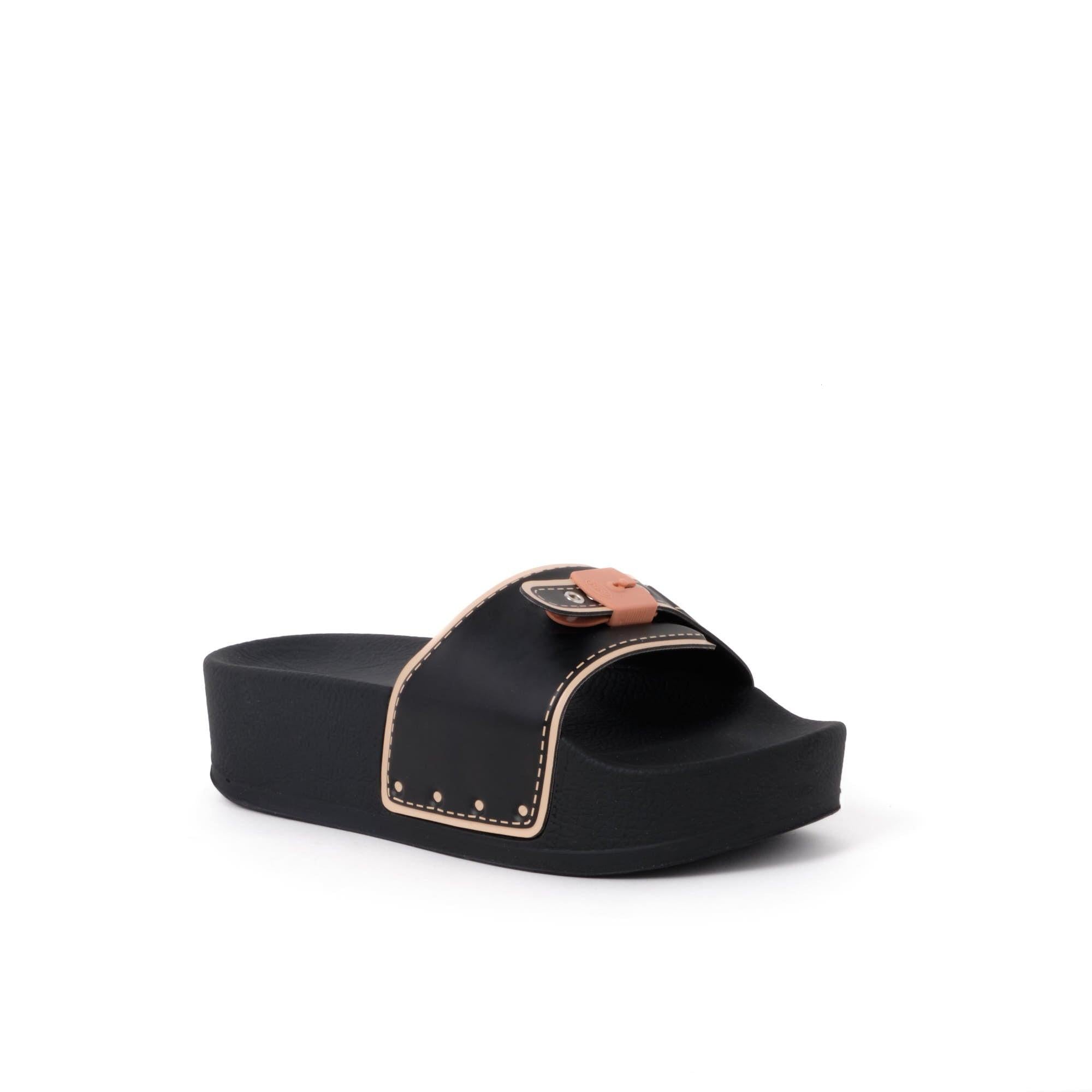 Scholl ciabatte Pescura platform in gomma nero F311821 004 SCHOLL