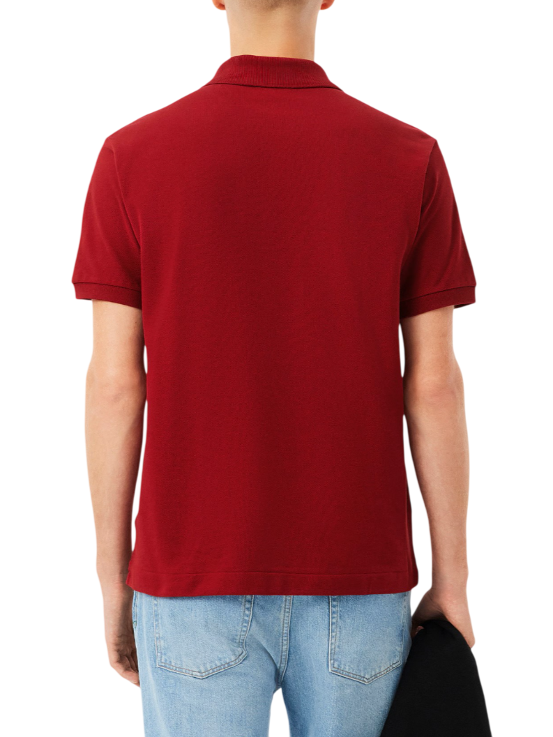 Lacoste polo manica corta 12.12 in piquè rosso scuro 1212 476 LACOSTE