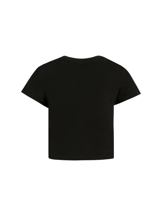 Diesel T-shirt manica corta con logo paillettes nero J02371-KYAUN K900 DIESEL