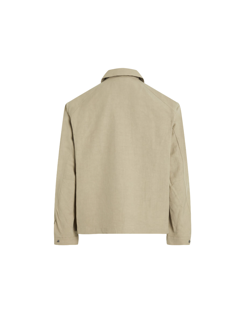 Calvin Klein giubbino leggero in misto lino con colletto beige K10K112779 PKR Calvin Klein