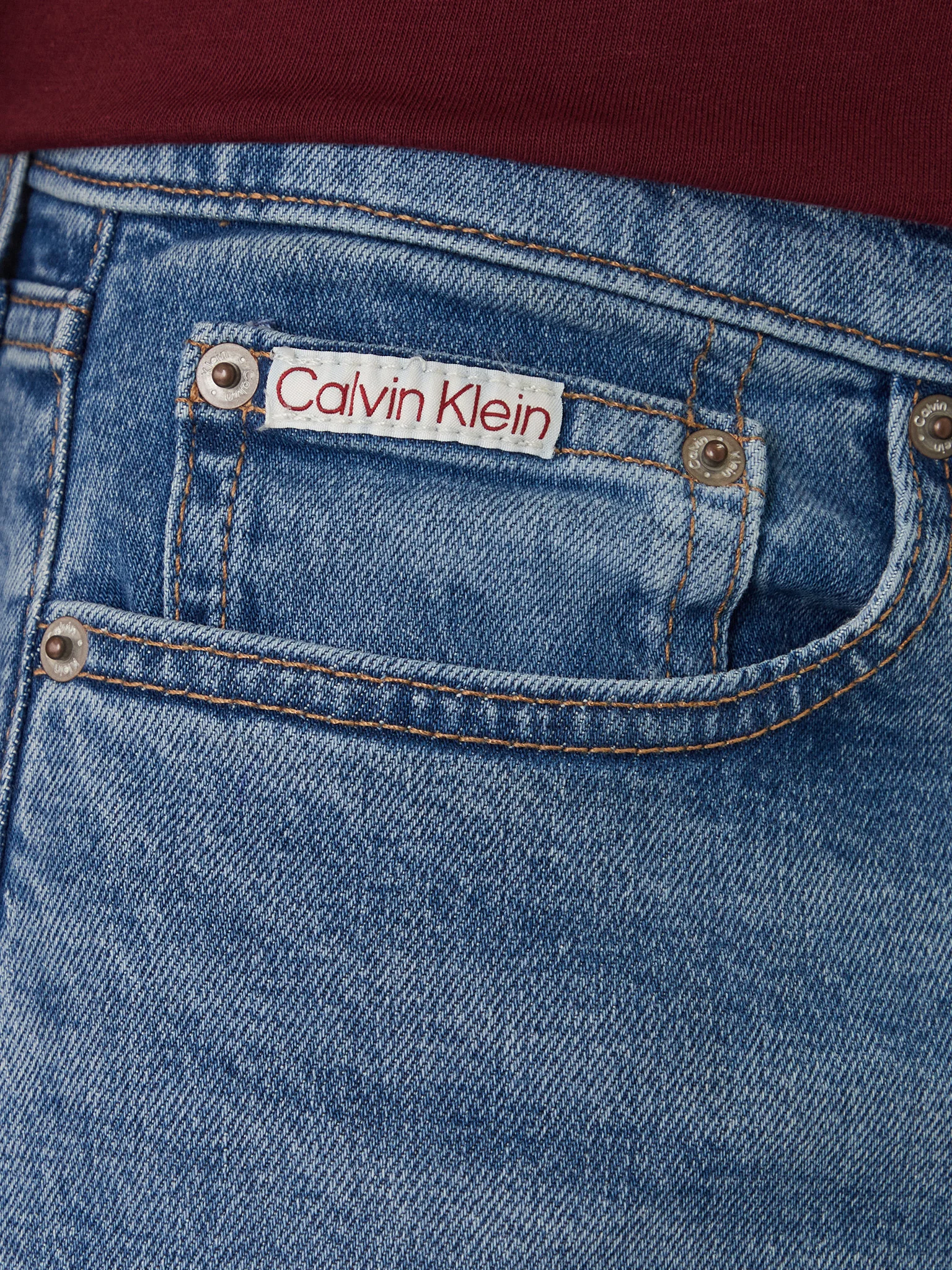 Calvin Klein Jeans jeans uomo Tapered lavaggio medio LV04RF949G EFD Calvin Klein Jeans