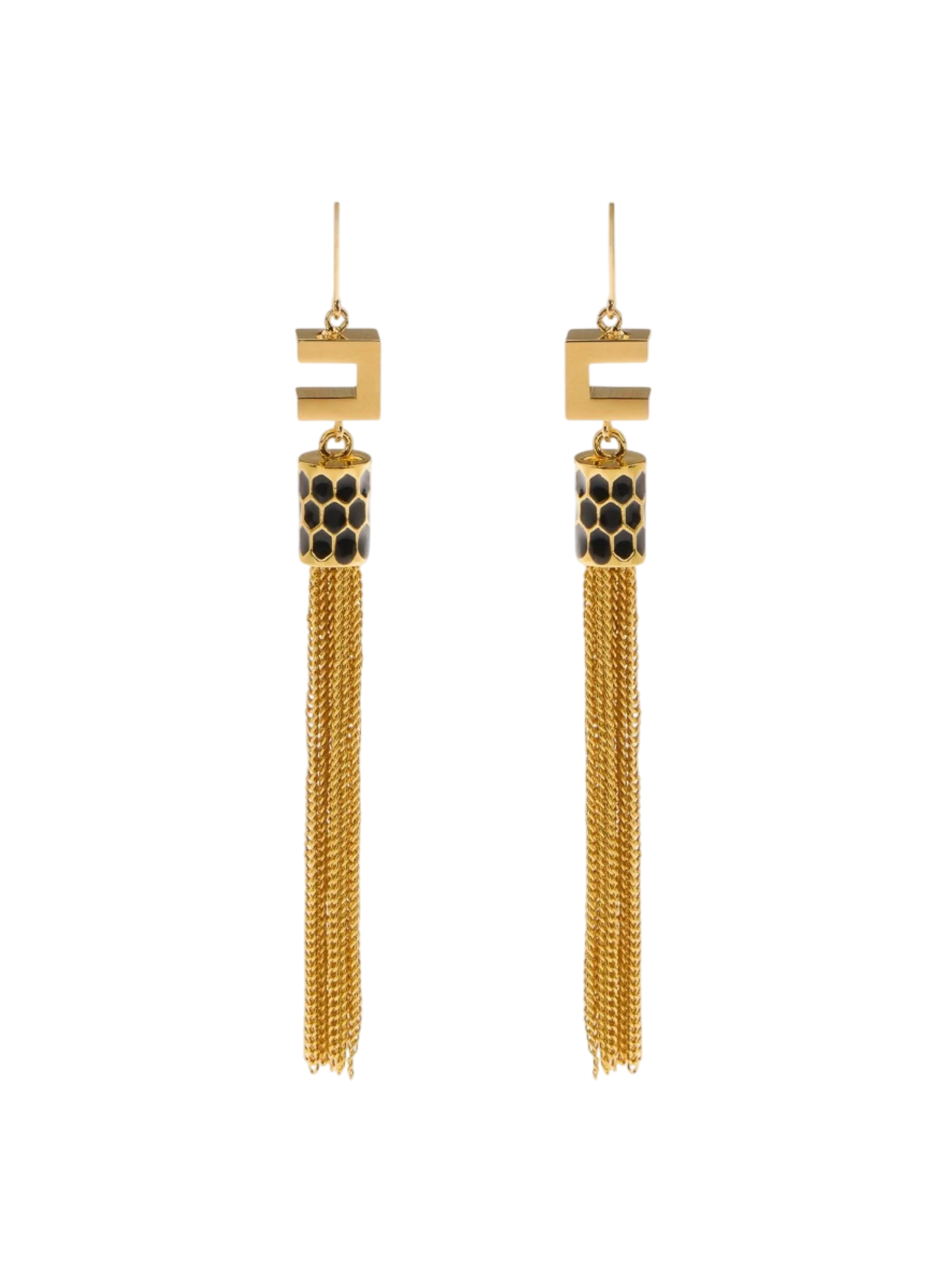 Elisabetta Franchi orecchini pendenti con dettaglio snake oro OR50A57E2 U95 ELISABETTA FRANCHI