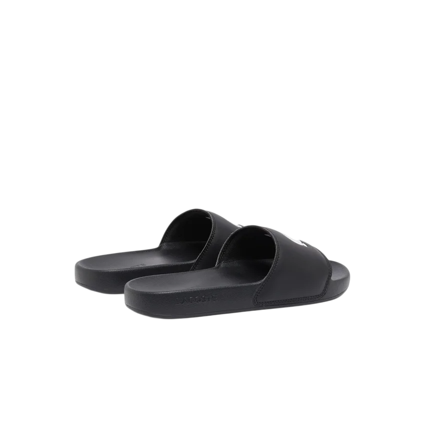 Lacoste ciabatte donna in gomma con coccodrillo iconico nero 49CFA0042 312 LACOSTE