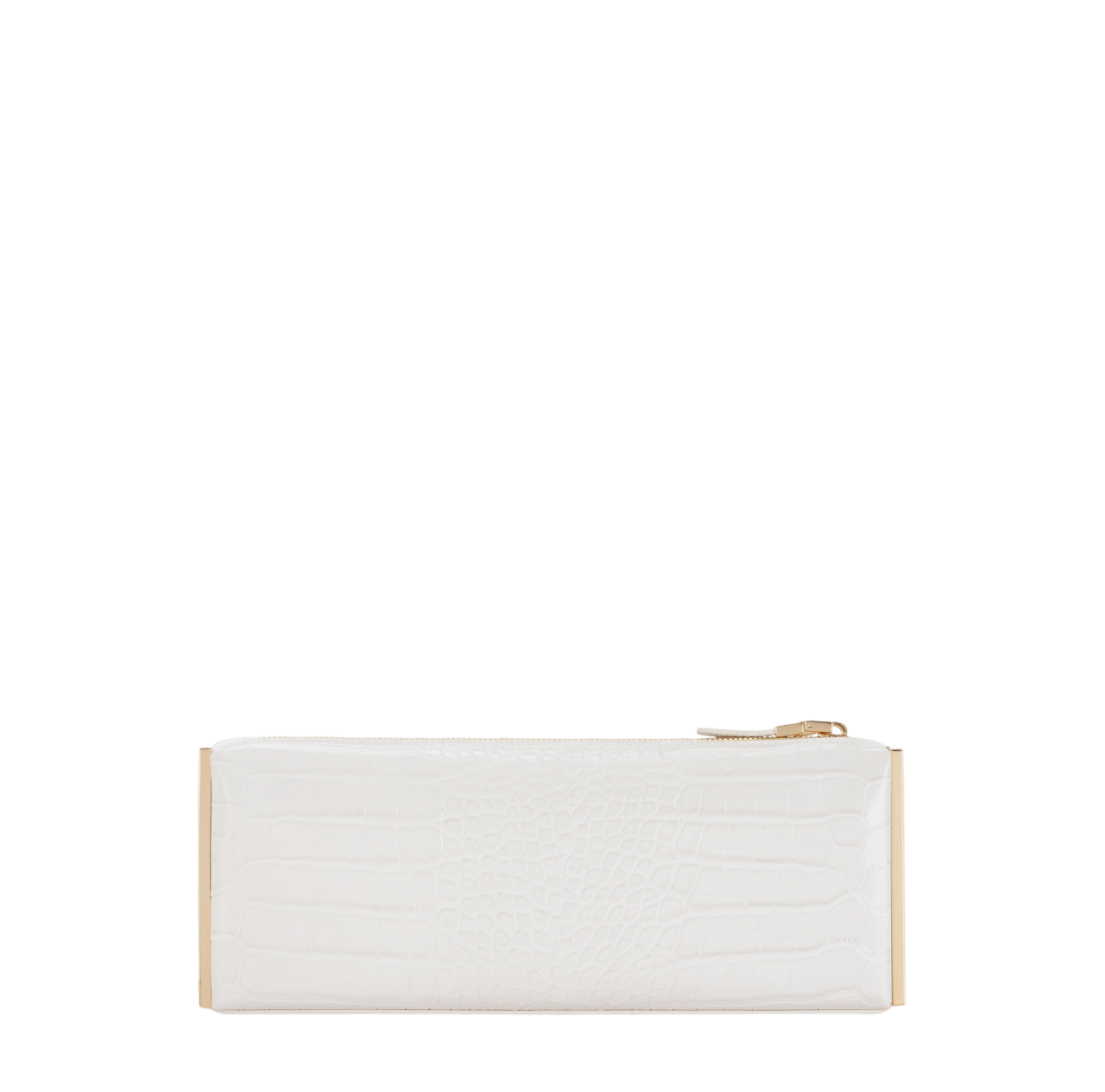 Elisabetta Franchi pochette in ecopelle coccodrillo bianco latte BS52A56E2 DZ9 ELISABETTA FRANCHI