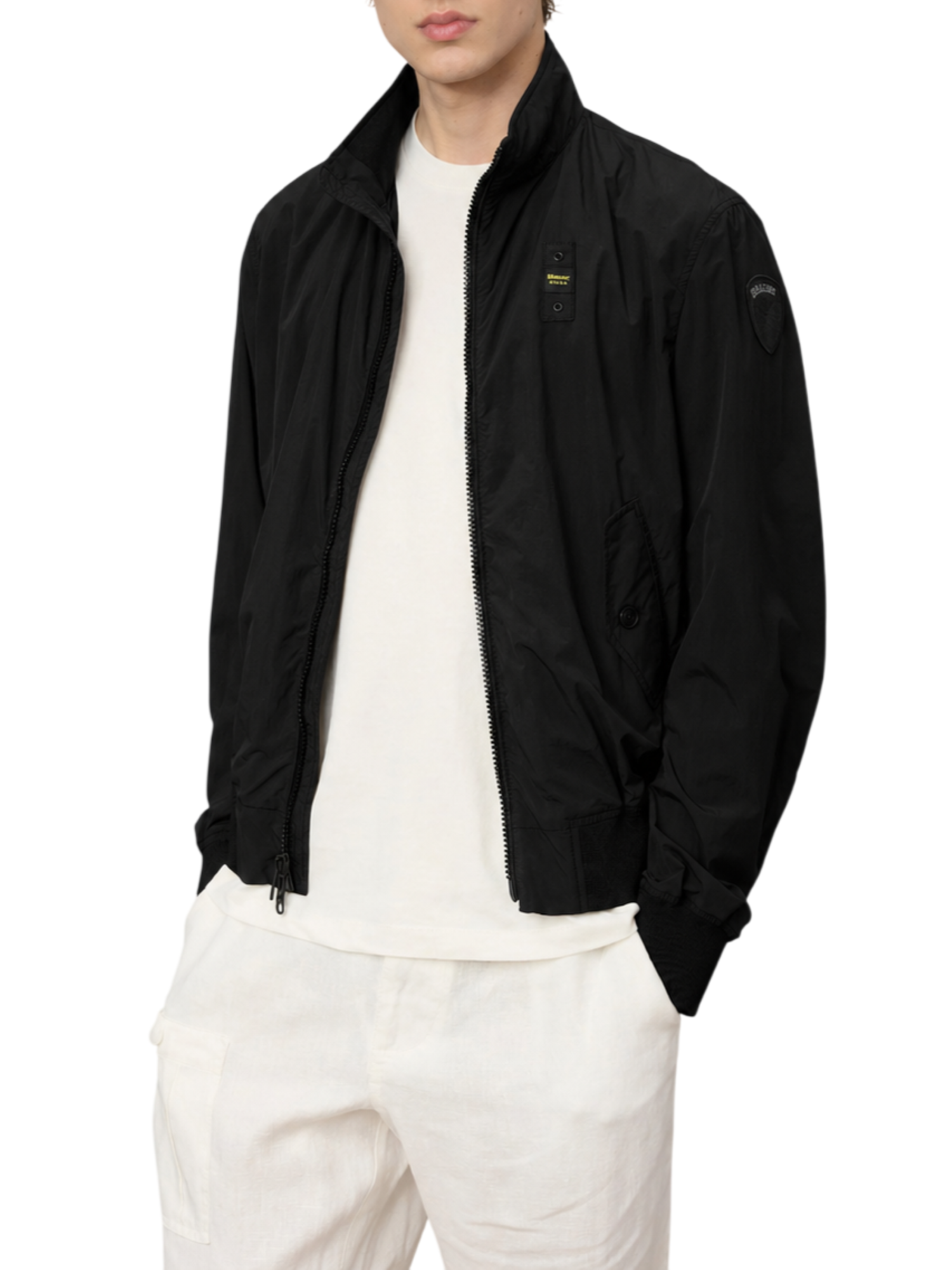 Blauer giubbino Alwin uomo in nylon nero 26SBLUC04201-007124 999 BLAUER