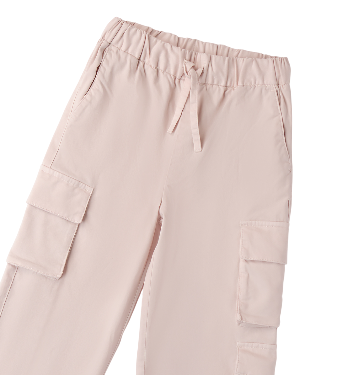 iDo pantaloni cargo in misto lyocell ecrù 4B711 2911 iDO