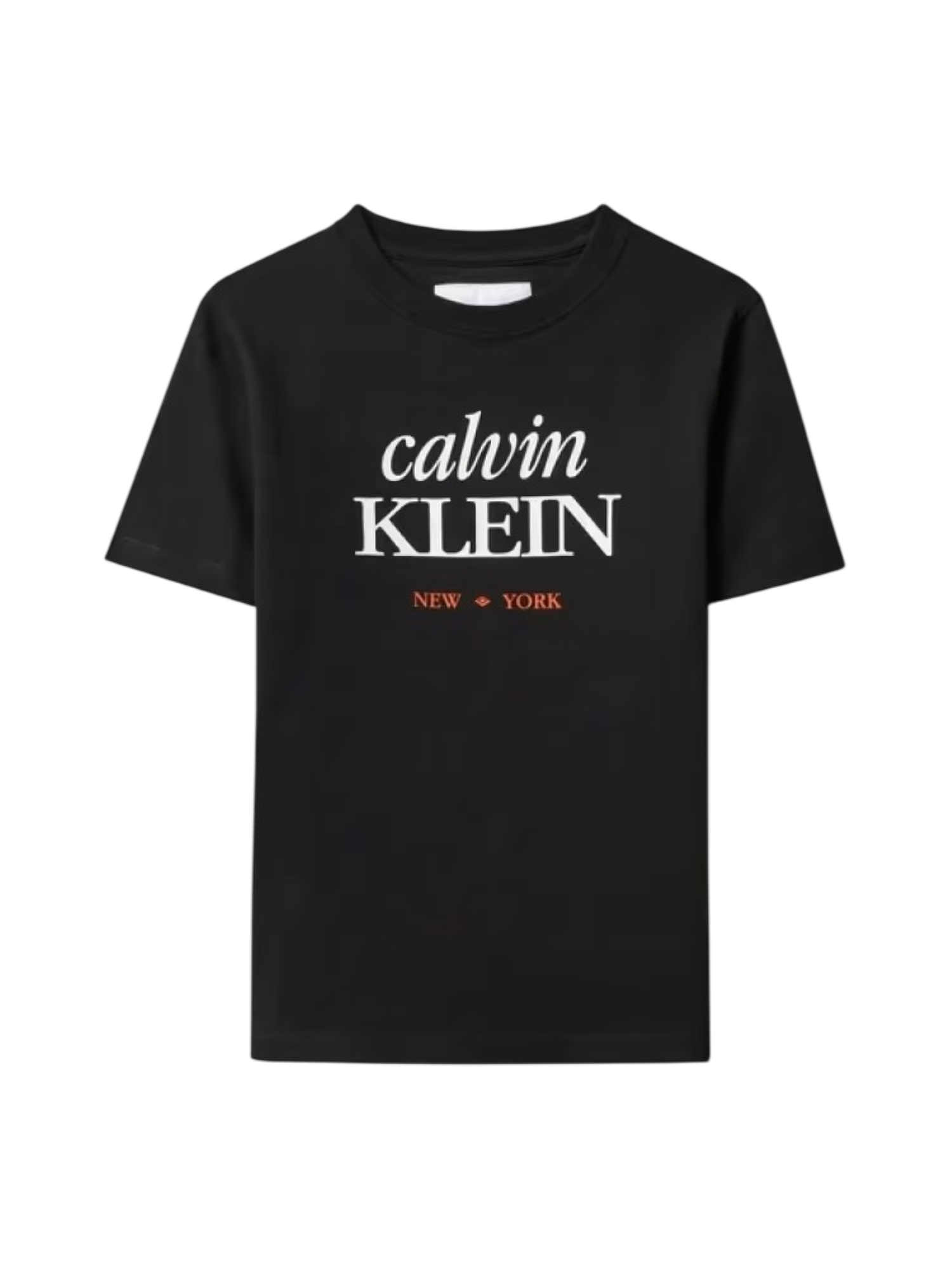Calvin Klein Jeans T-shirt unisex bambino con logo nero LVCKSJA07B BEH Calvin Klein Jeans