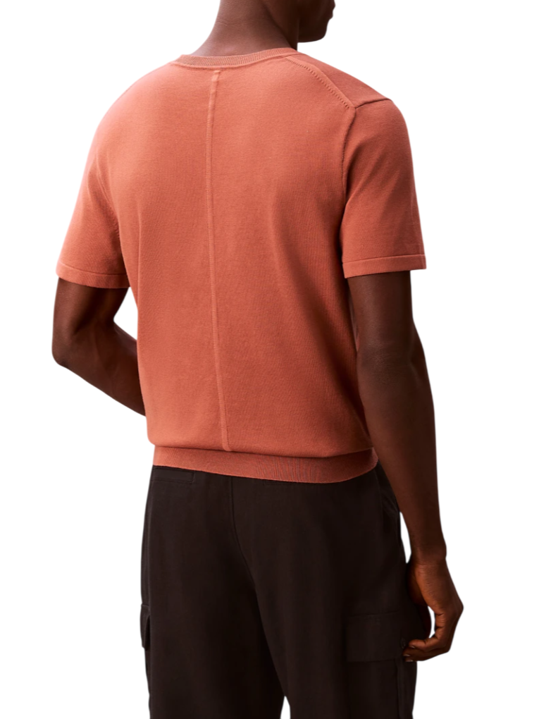 Calvin Klein maglia uomo manica corta in cotone arancio LV04LC333G 0KL Calvin Klein