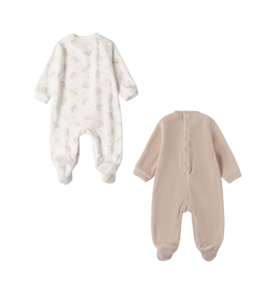 iDo set tutine neonato bianco beige 4F157 6BTG iDO