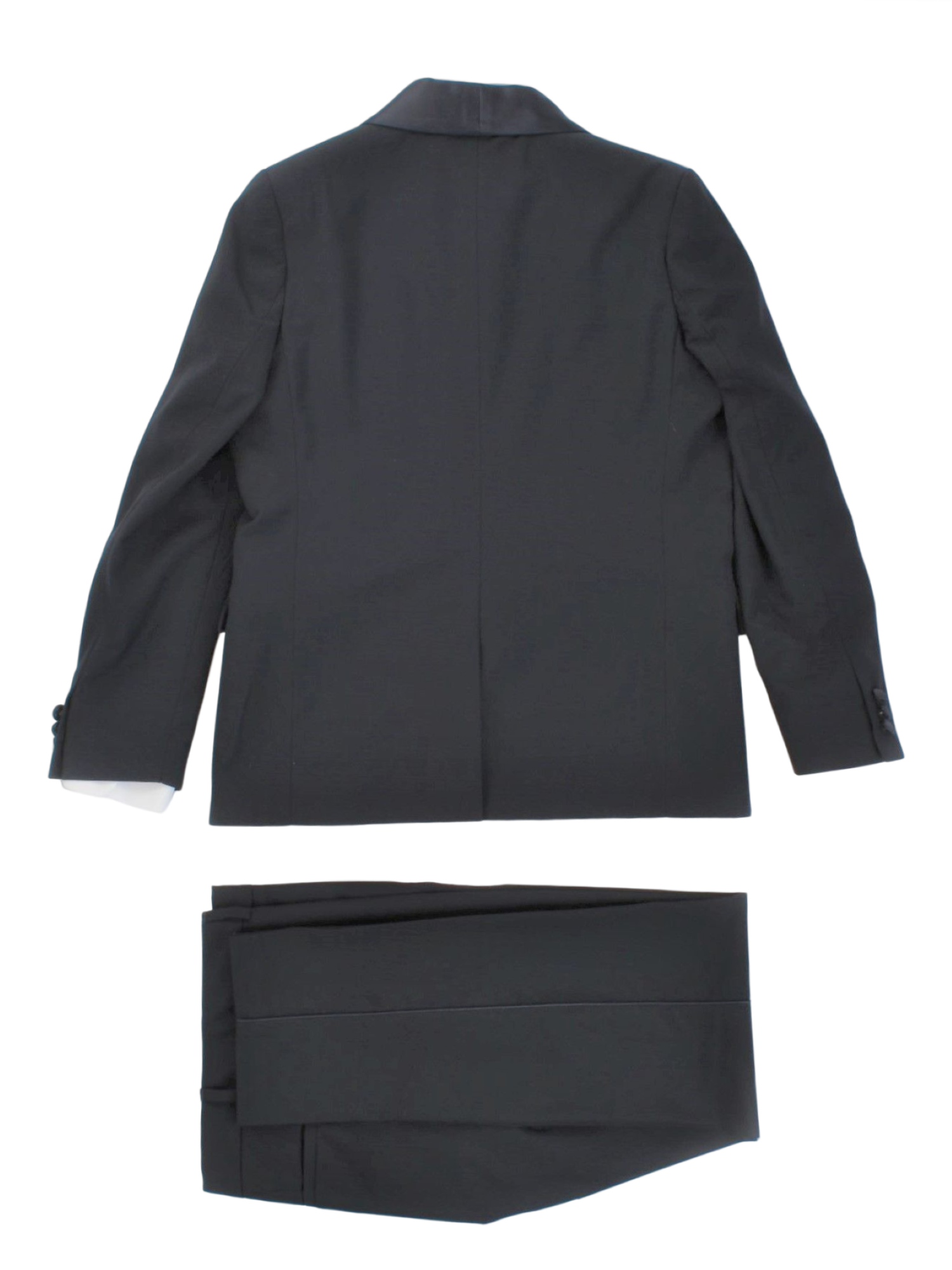Brando completo elegante giacca camicia pantaloni nero COMB814 BLU BRANDO
