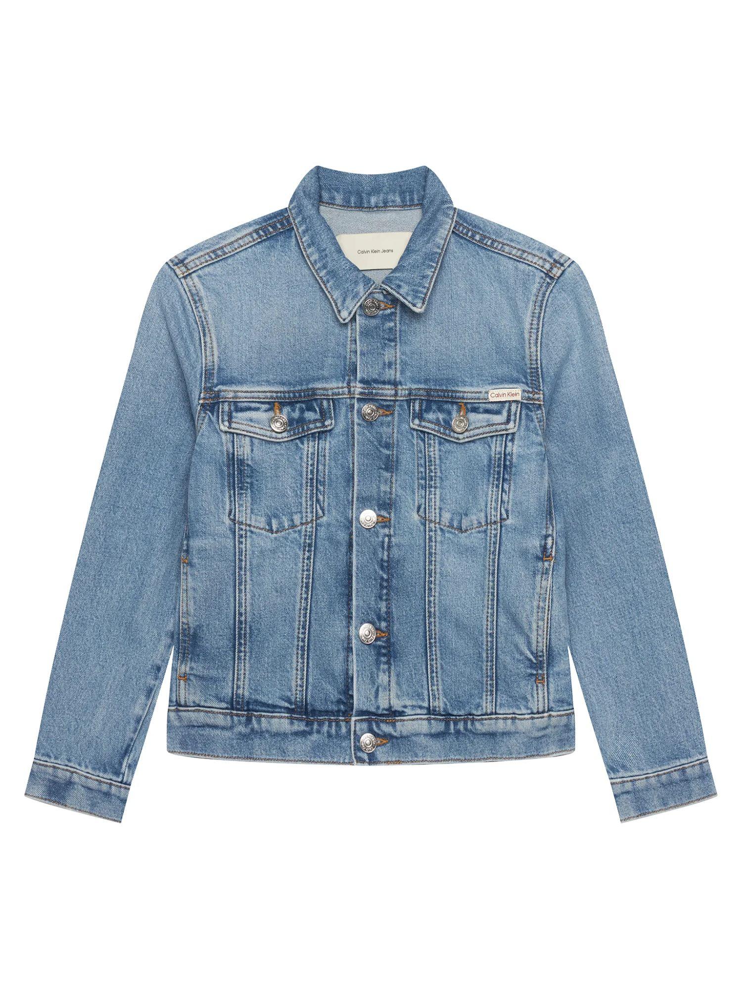 Calvin Klein Jeans giubbino in denim bambino lavaggio blu IU0IU00726 1A4 Calvin Klein Jeans