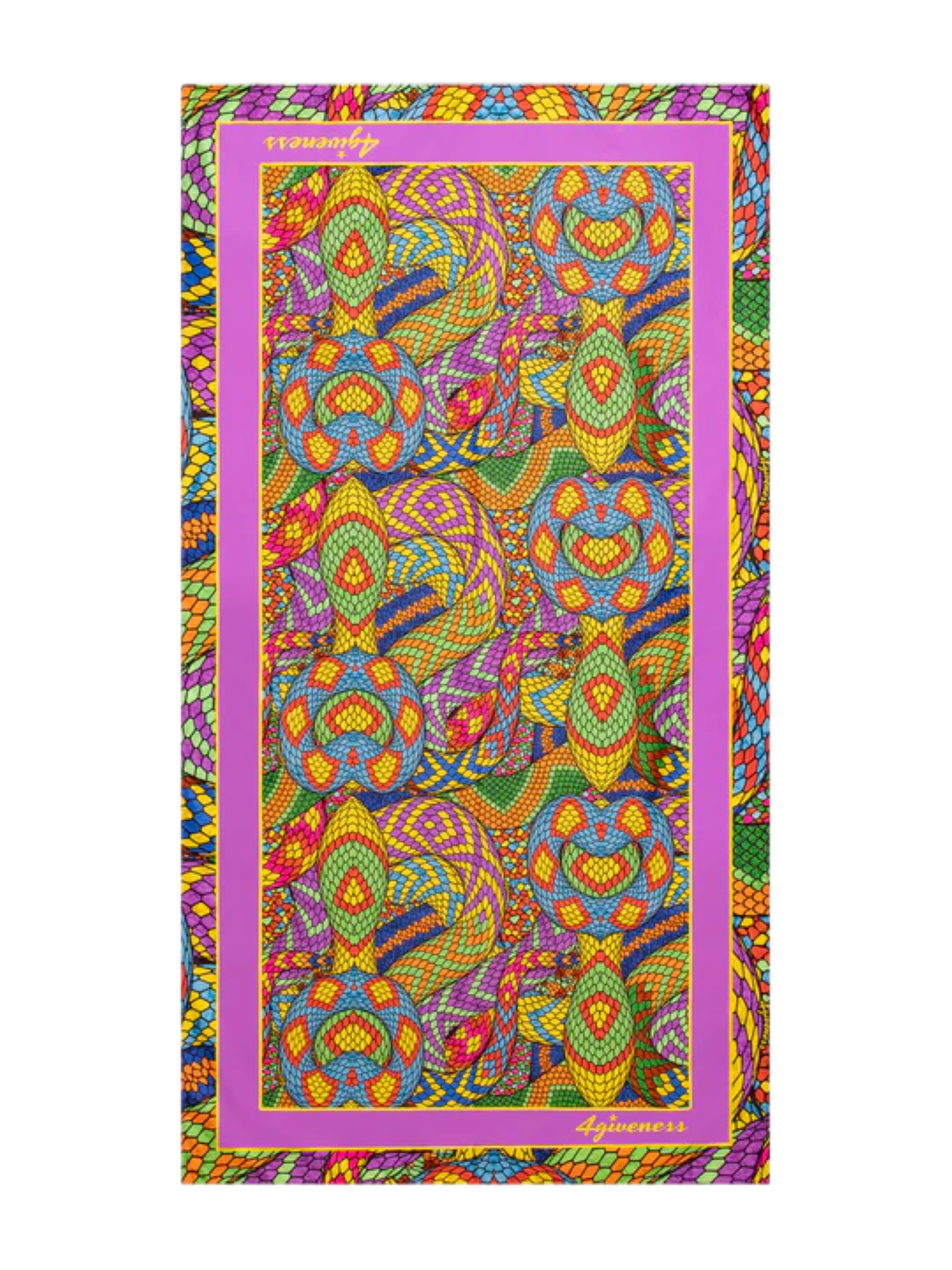 4giveness telo mare in fantasia Snake Skin multicolor 125WACTE5140 200 4Giveness