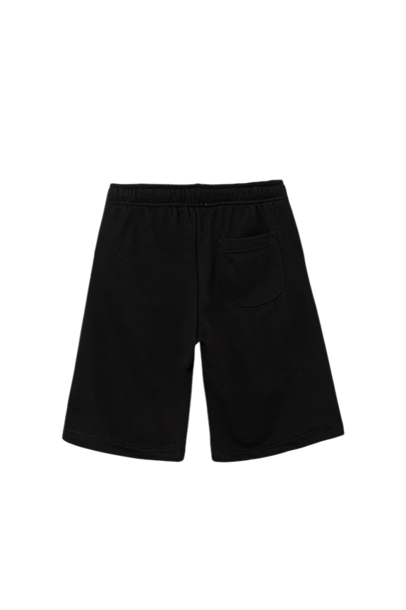 Diesel bermuda bambino in felpa con logo nero J02683-KYAZ3 K900 DIESEL