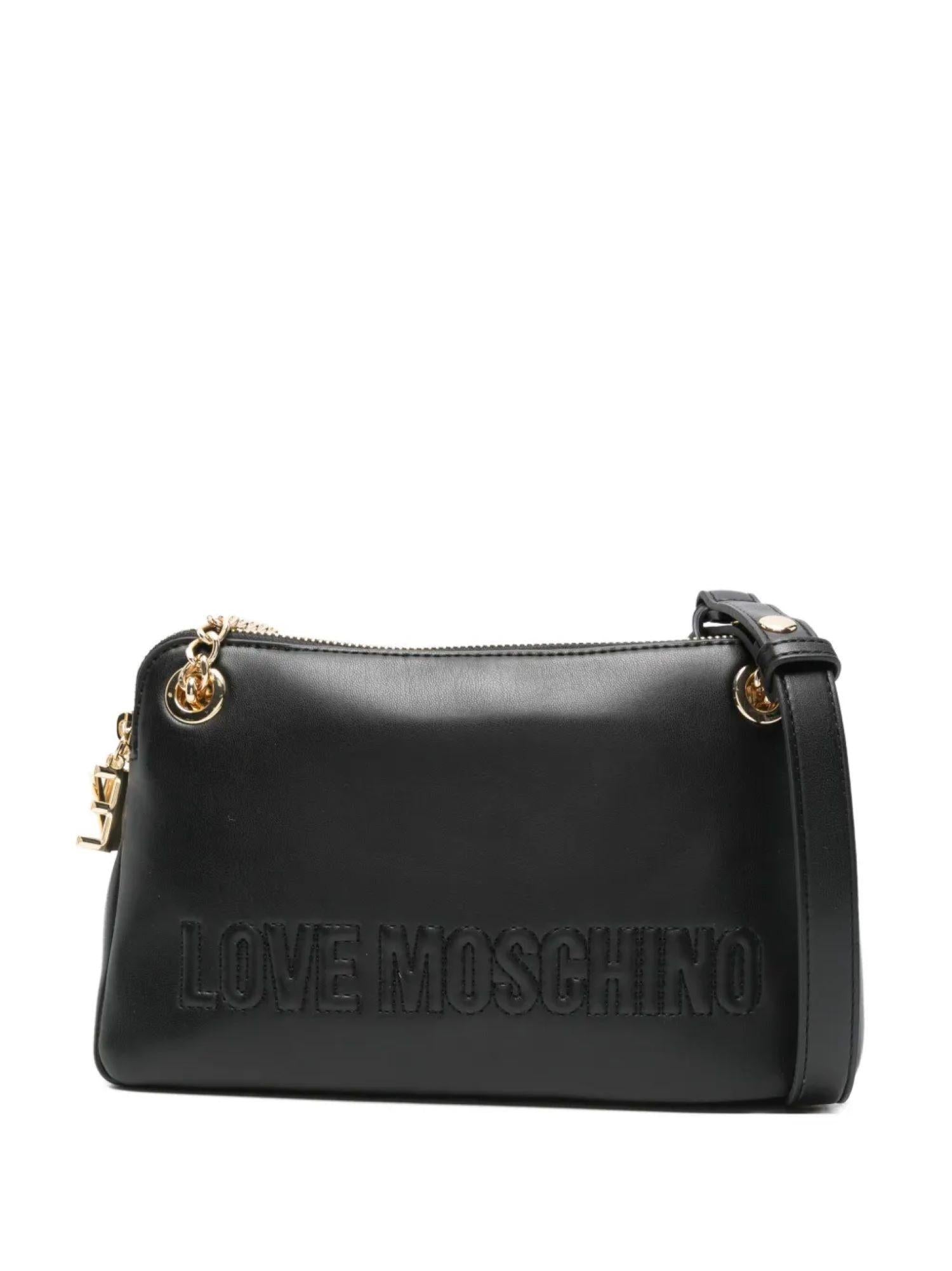 Love Moschino borsa a tracolla in ecopelle nero JC4346PP0N-KA0 00B MOSCHINO LOVE