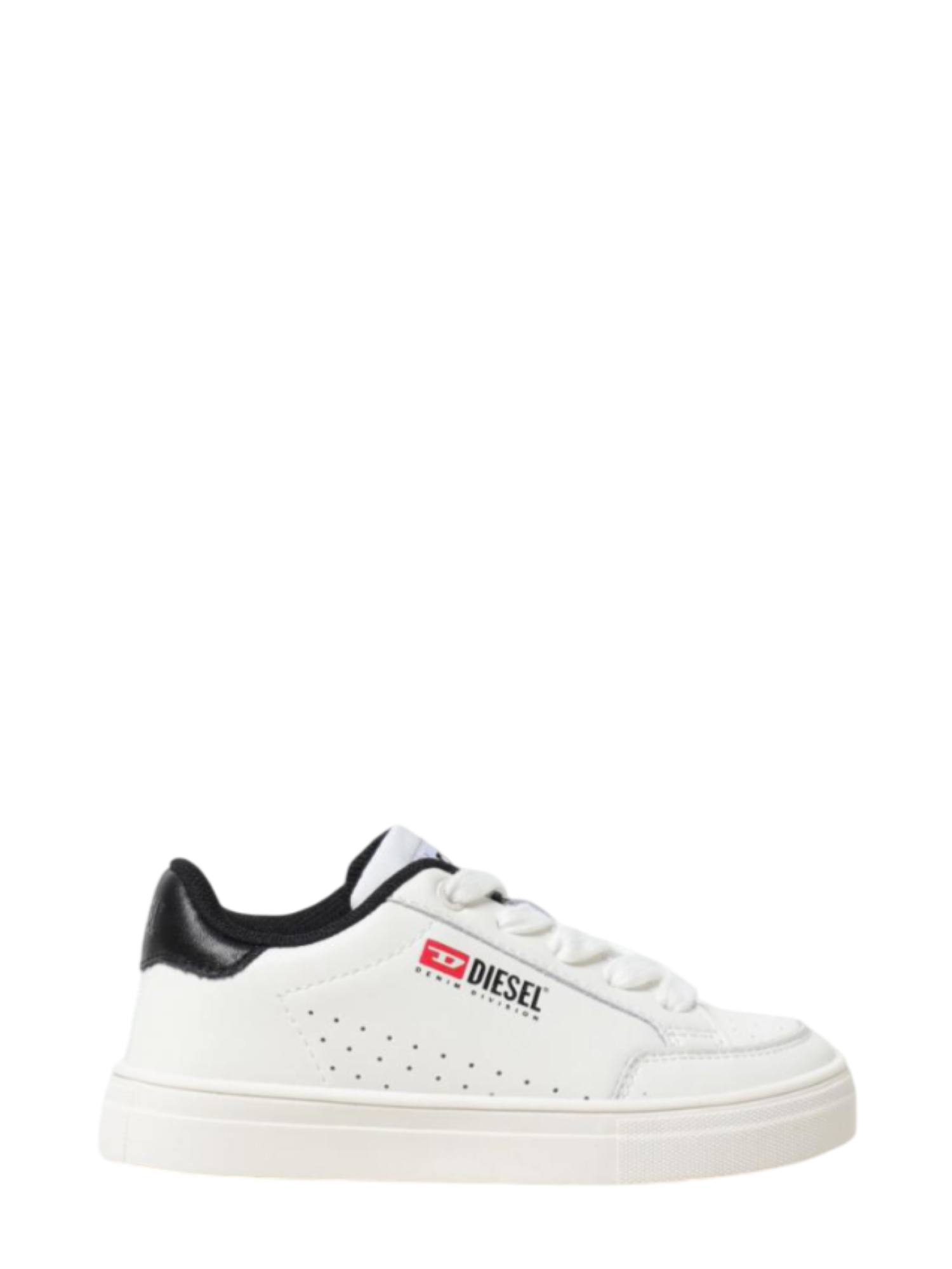 Diesel sneakers con logo iconico in pelle bianco BC0562-P6325 H1527 DIESEL