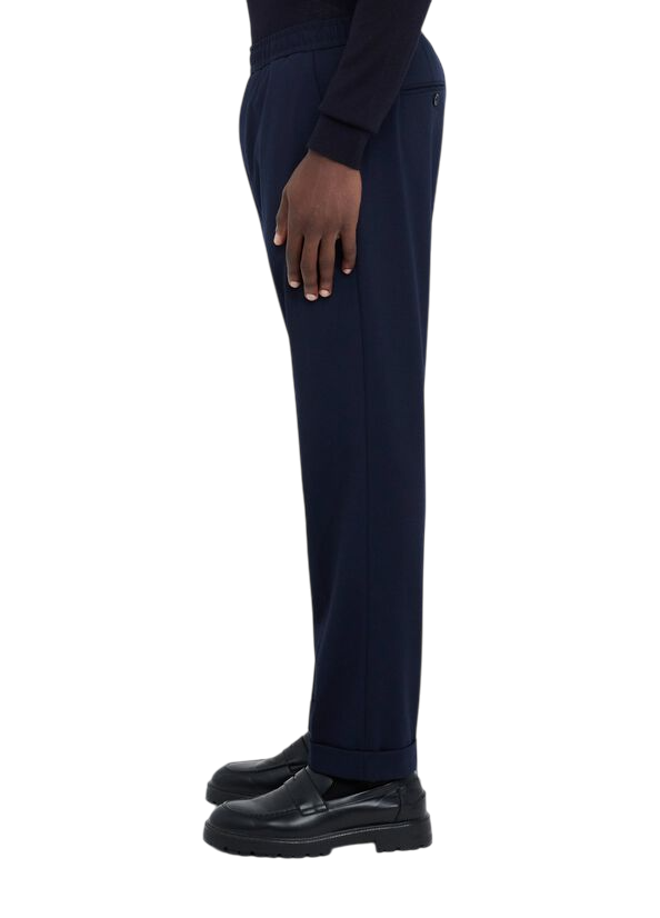 Liu Jo pantaloni joggers uomo con coulisse blu QXX081J4776 94013 LIU JO