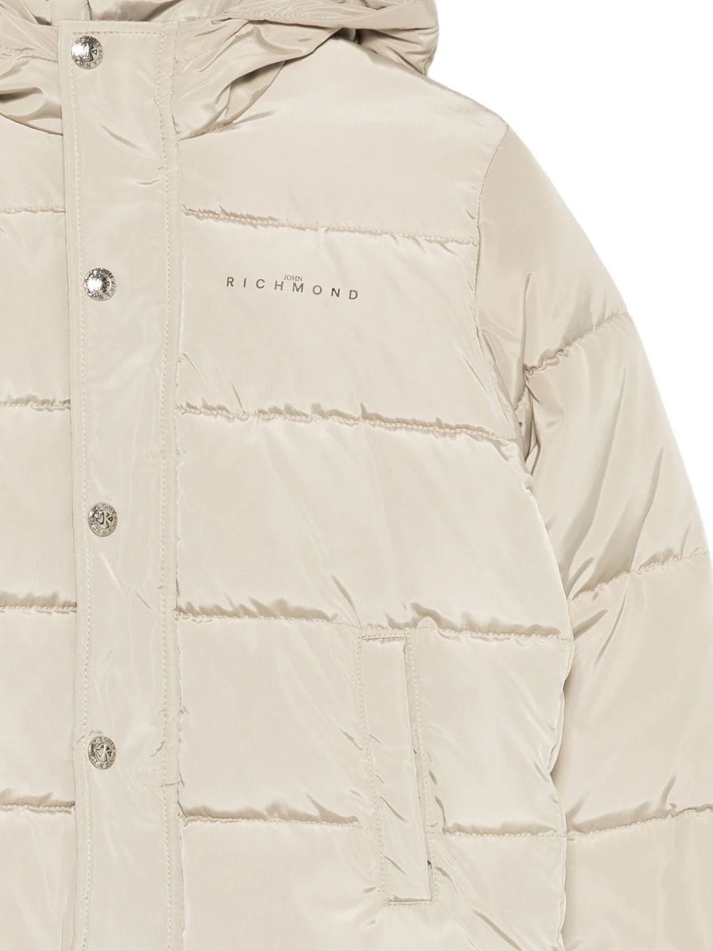 John Richmond piumino bambino con cappuccio beige RBA25233PI TRENCH COAT John RICHMOND