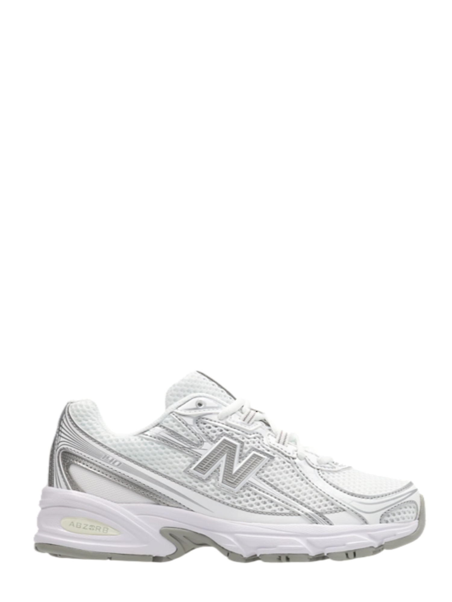 New Balance sneakers 740 unisex bambino bianco argento GR740 WM NEW BALANCE