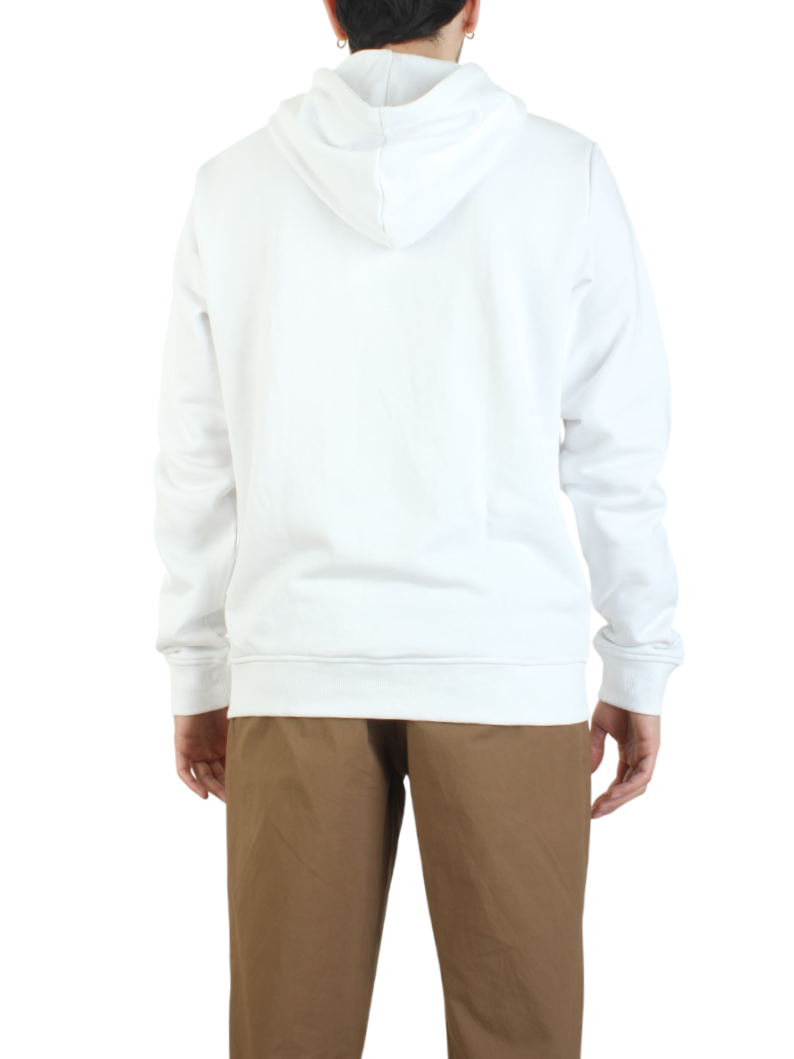 John Richmond felpa con cappuccio stampa logo bianco UMP25156FE WHITE John RICHMOND