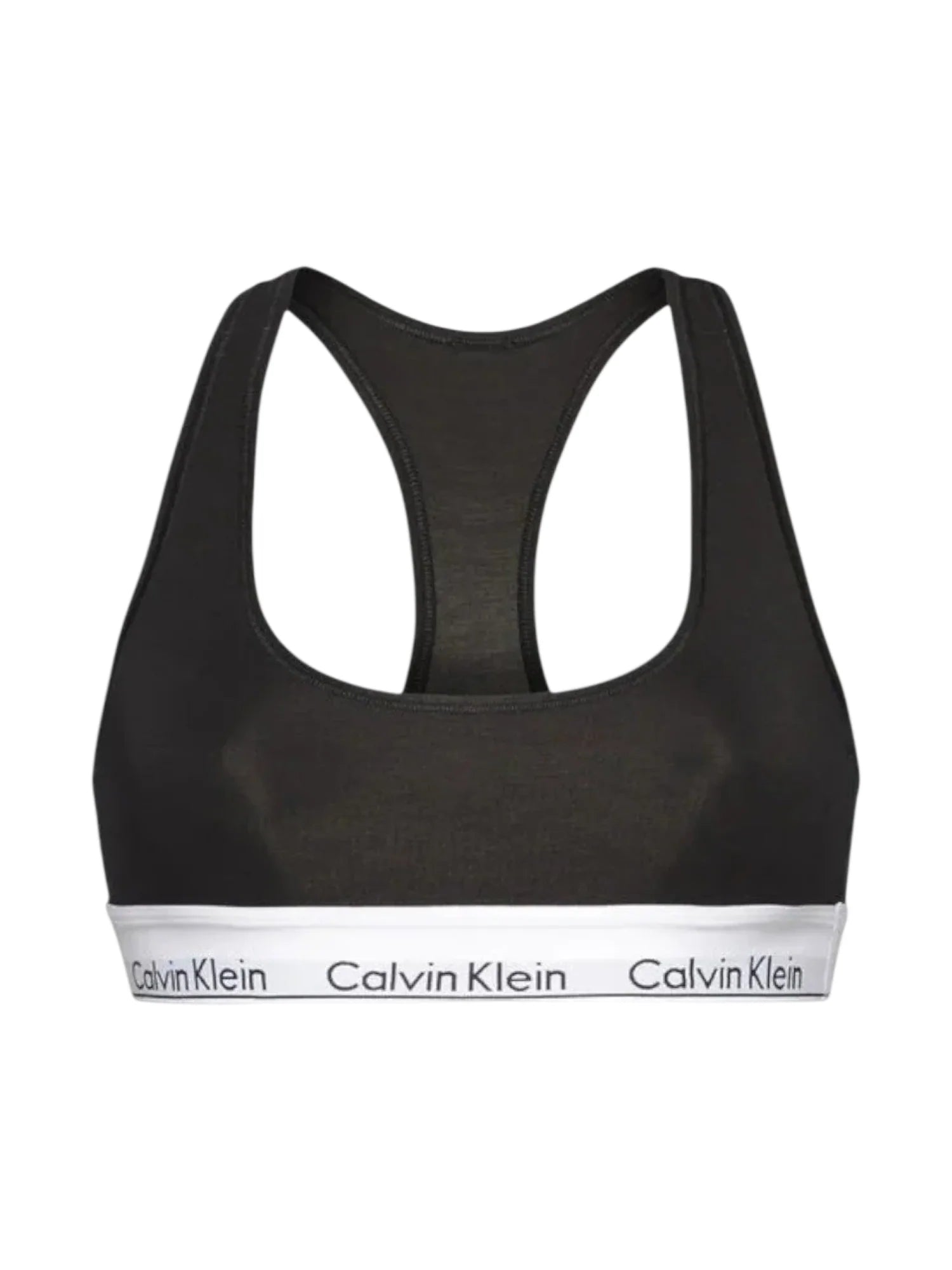 Calvin Klein bralette donna con fascia logata nero LV00QF8493 UB1 Calvin Klein Underwear 