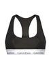 Calvin Klein bralette donna con fascia logata nero