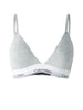Calvin Klein Underwear reggiseno triangolo foderato grigio