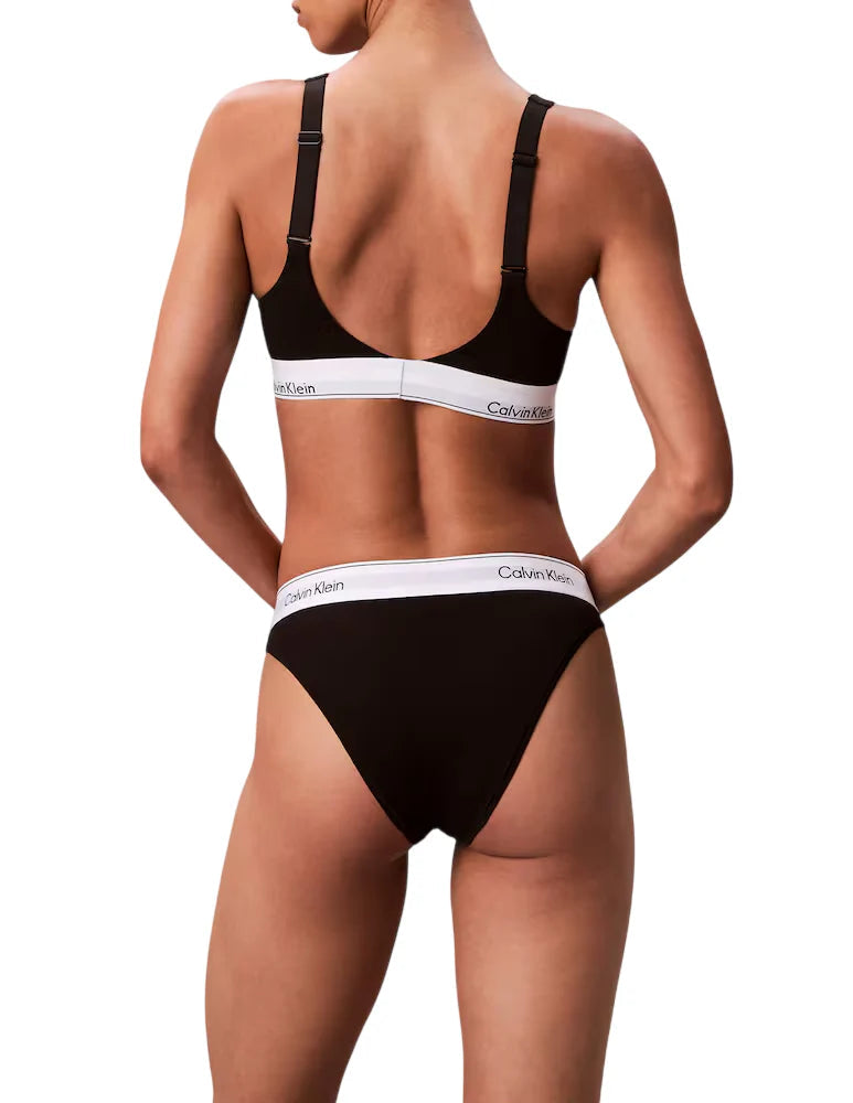 Calvin Klein reggiseno donna con fascia logata nero LV00QF8500 UB1 Calvin Klein Underwear 