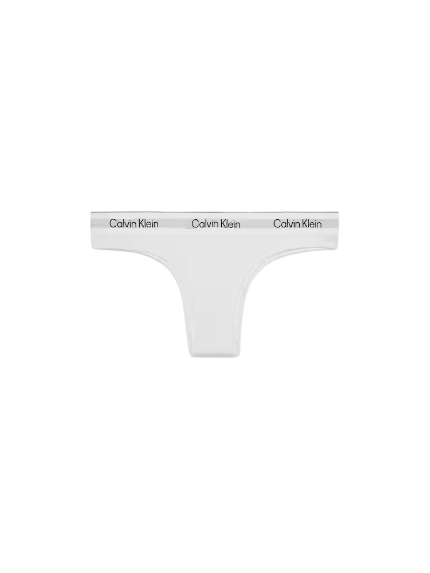 Calvin Klein slip brasiliana donna con fascia logata bianco LV00QF8522 100 Calvin Klein Underwear 