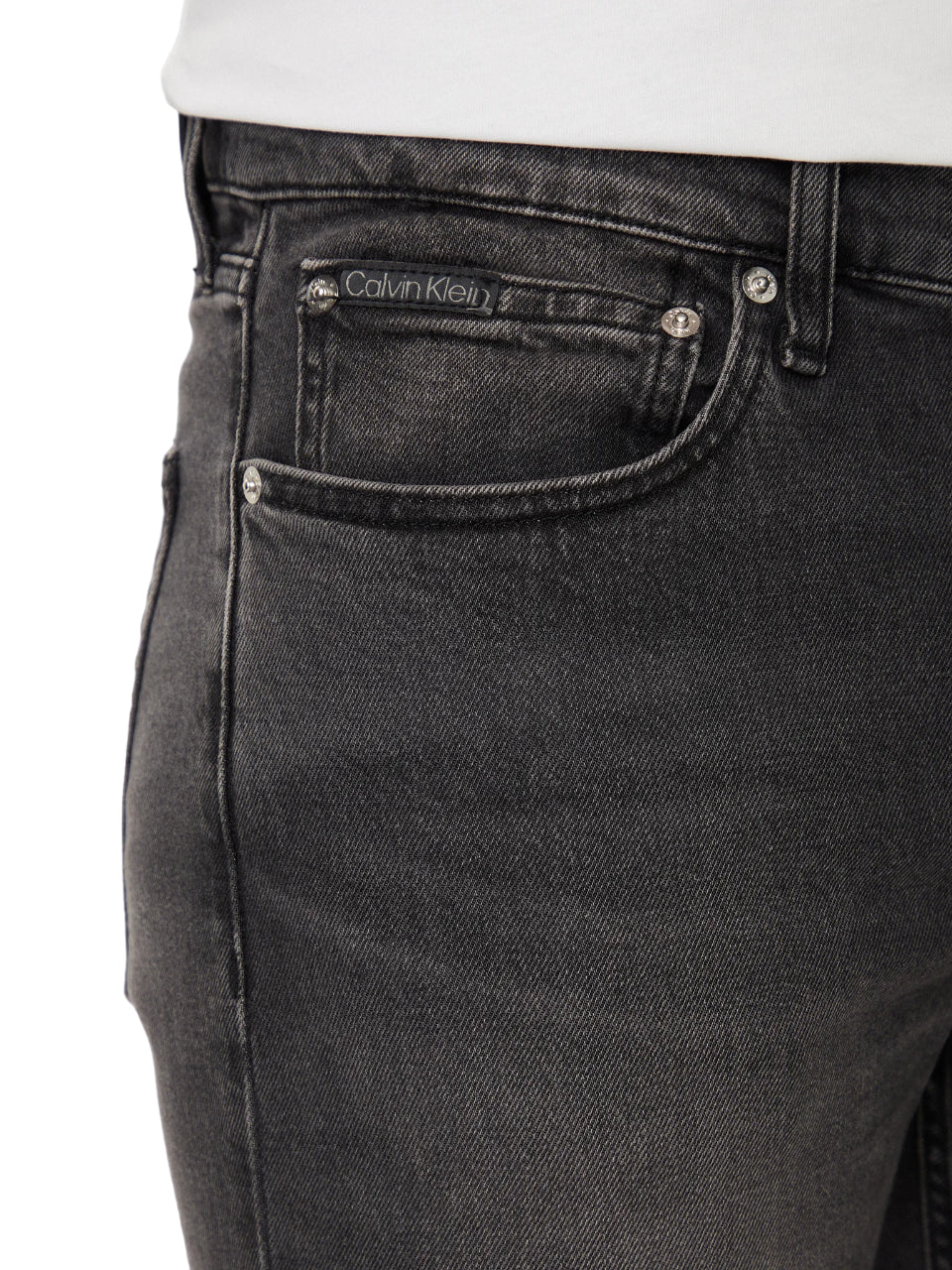 Calvin Klein Jeans jeans Taper slim lavaggio nero J30J326360 1BY Calvin Klein Jeans 