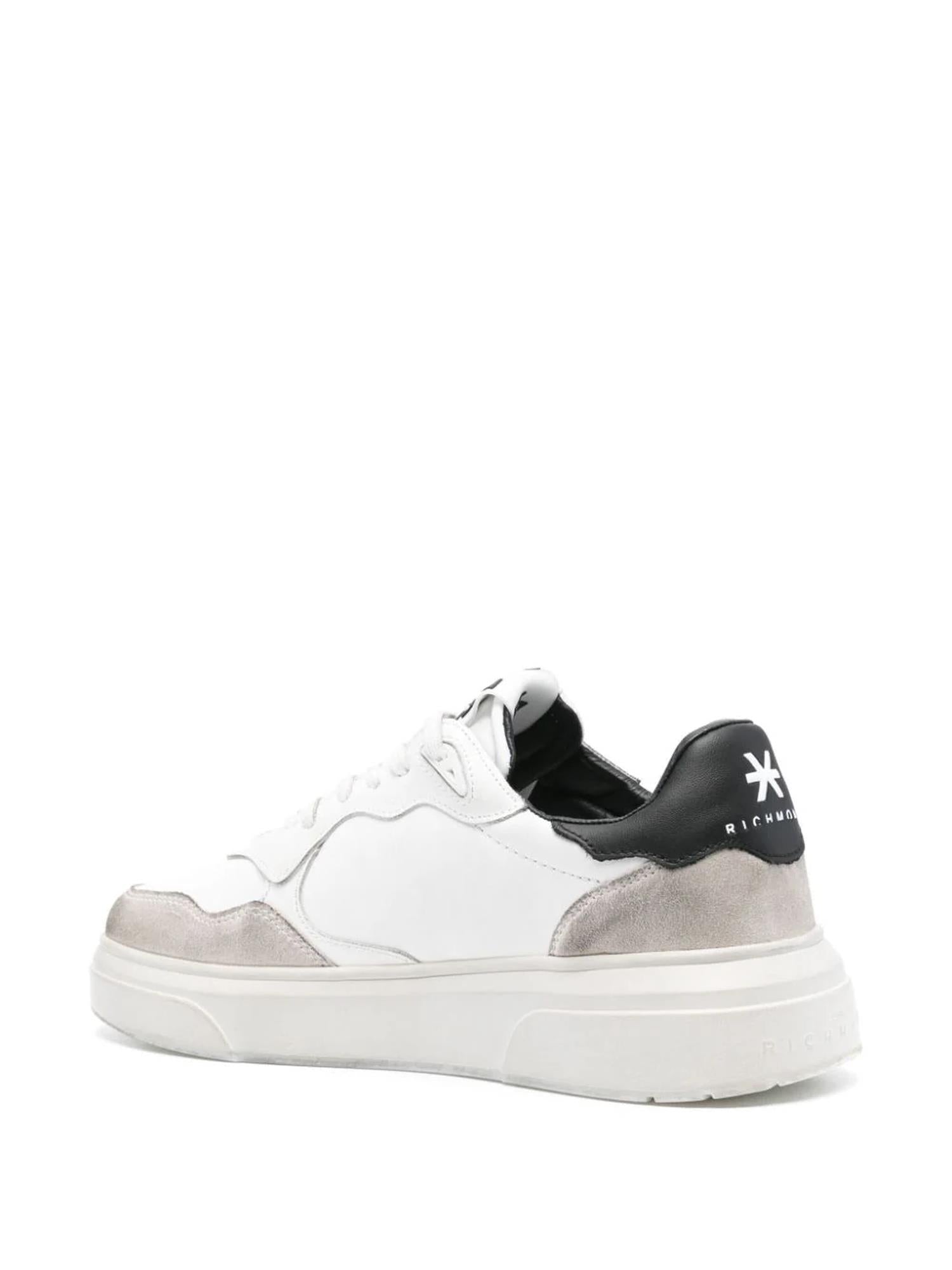 John Richmond sneakers in ecopelle e suede avorio 25318-CP C John RICHMOND 