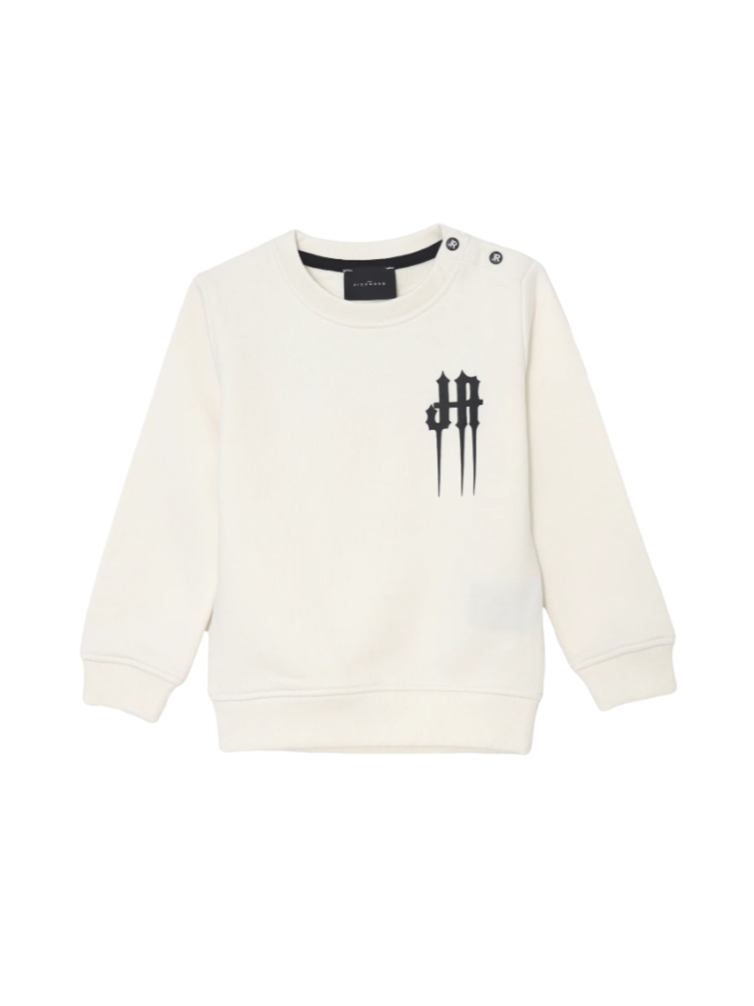 John Richmond felpa Ekipo con stampa logo bianco RIA24072FE OFF-WHITE John RICHMOND 