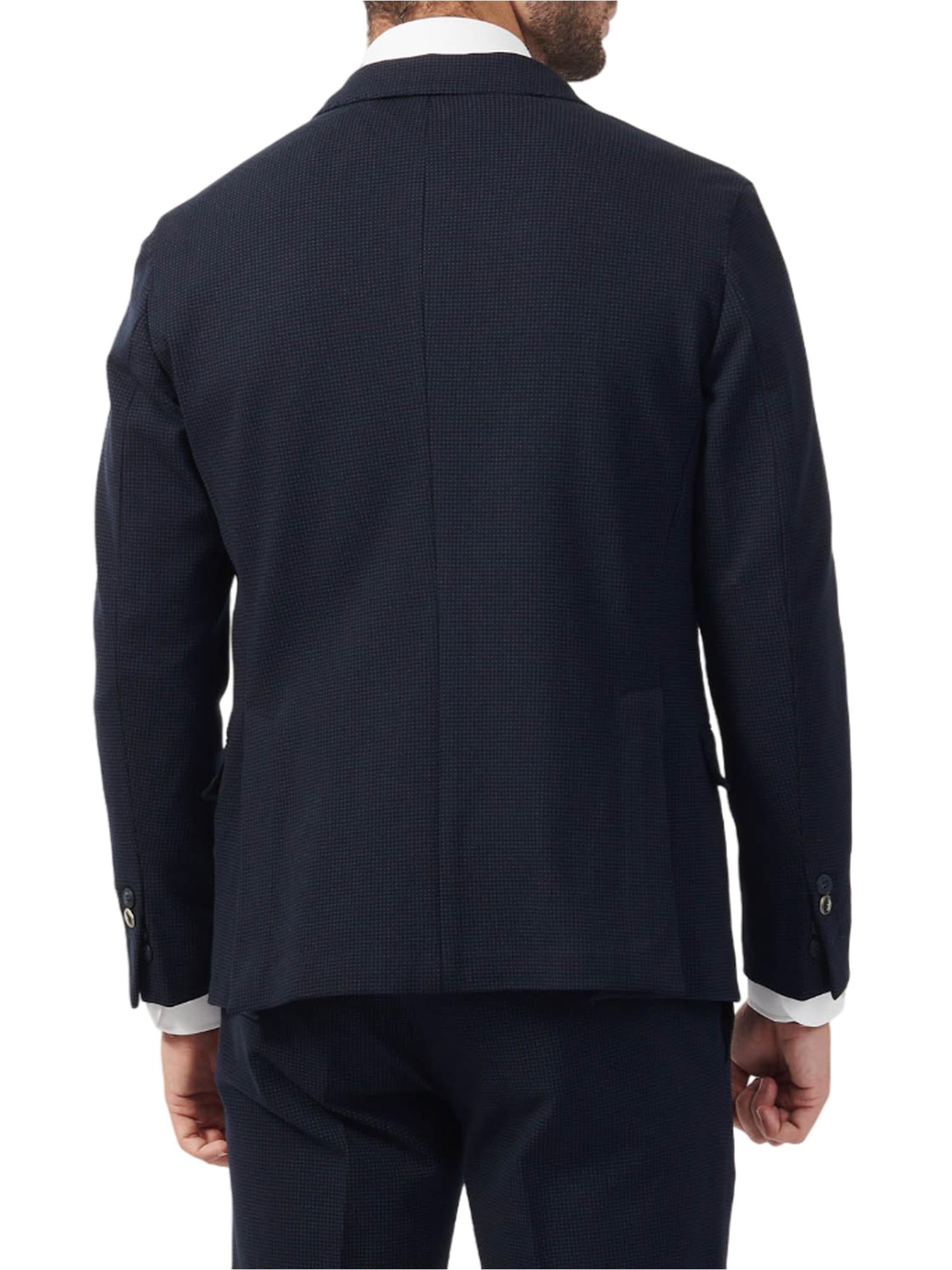 Mulish completo giacca monopetto e pantaloni con motivo puntinato nero ANDROMEDA-ABS990 NERO MULISH 