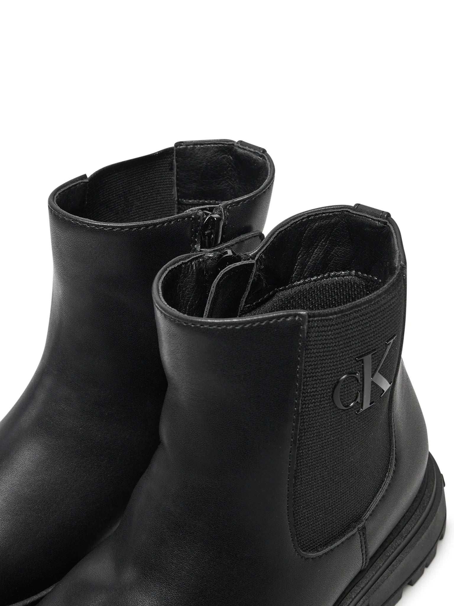 Tommy Hilfiger stivaletti in ecopelle con logo nero V3X5-81097-1355 999 Tommy Hilfiger 