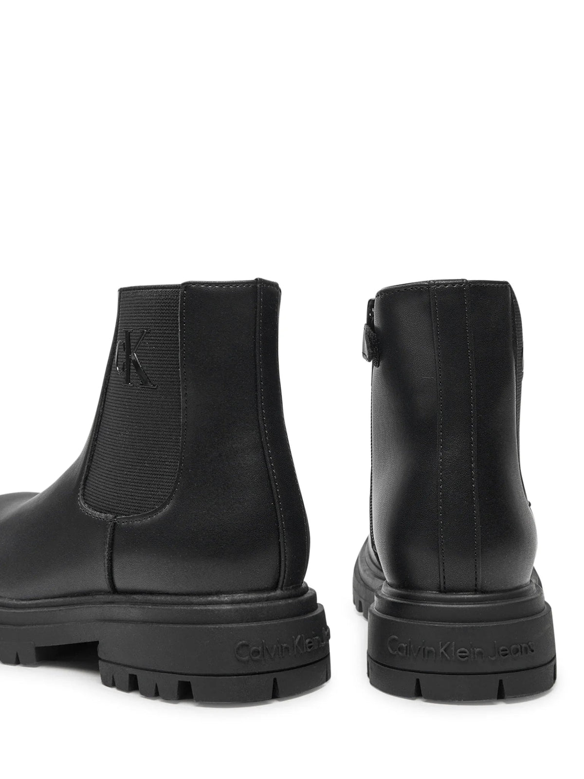 Tommy Hilfiger stivaletti in ecopelle con logo nero V3X5-81097-1355 999 Tommy Hilfiger 