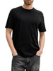 Calvin Klein T-shirt manica corta in cotone Pima nero